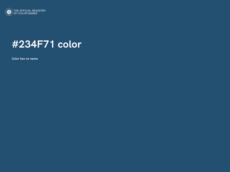 #234F71 color image