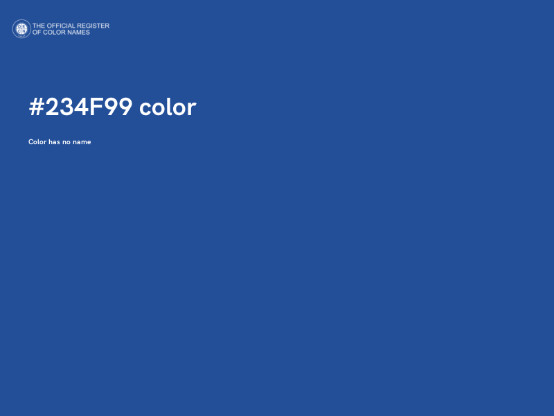 #234F99 color image