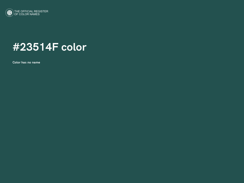 #23514F color image