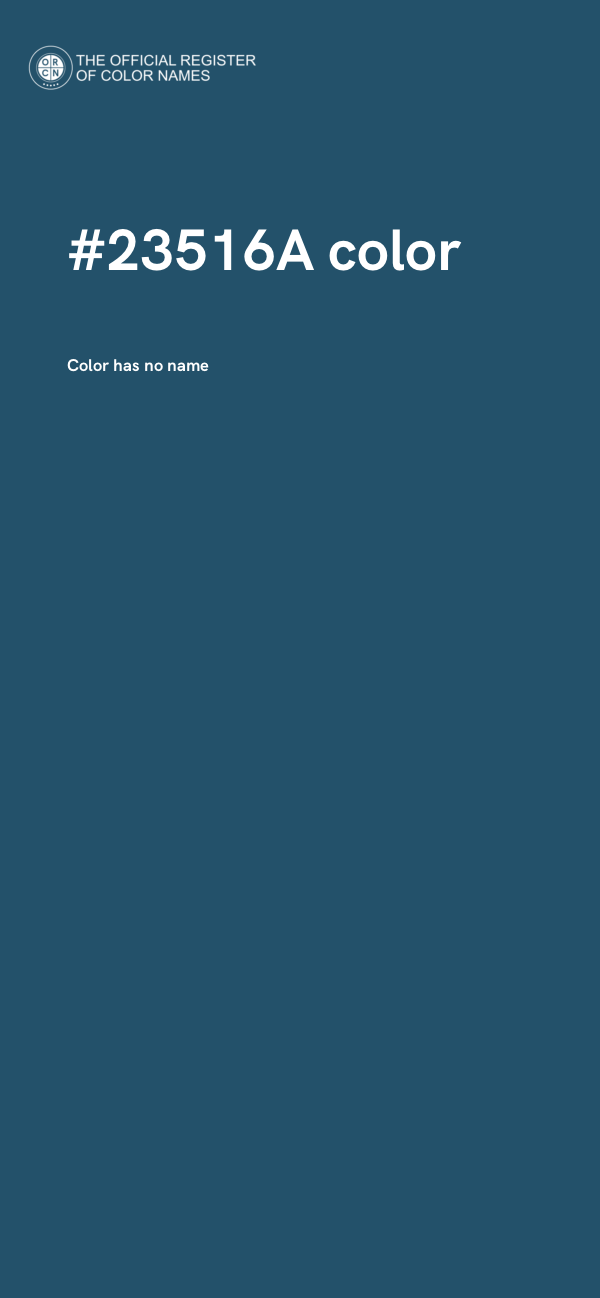 #23516A color image
