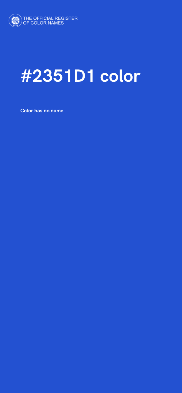 #2351D1 color image