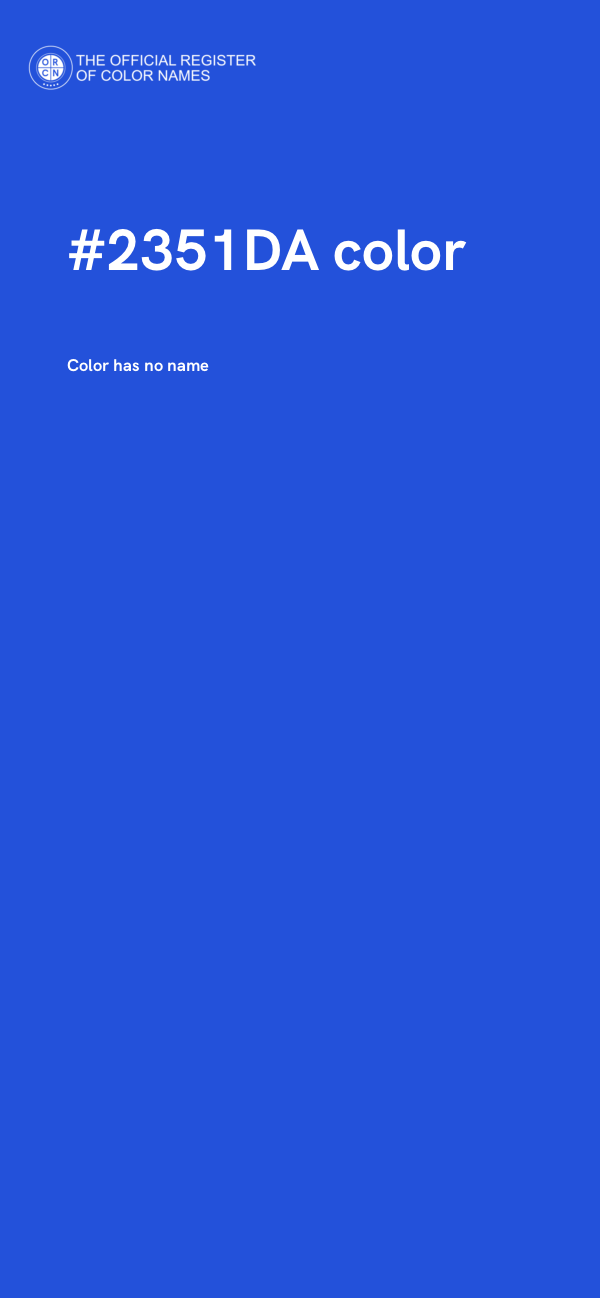 #2351DA color image
