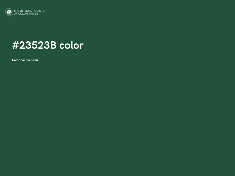 #23523B color image