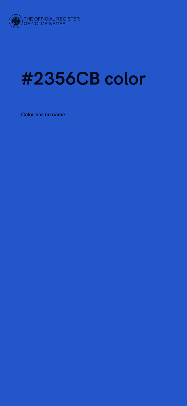 #2356CB color image