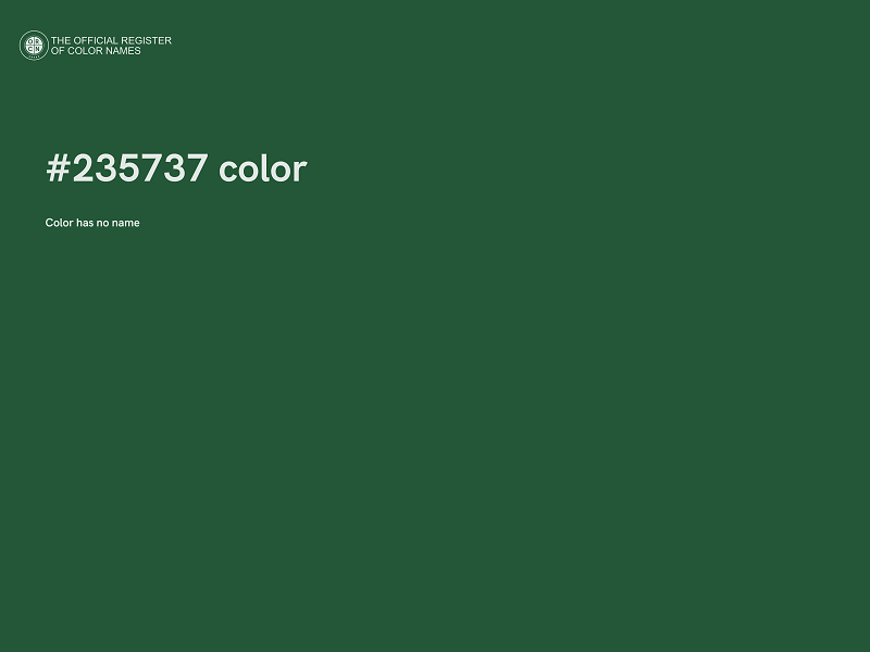 #235737 color image