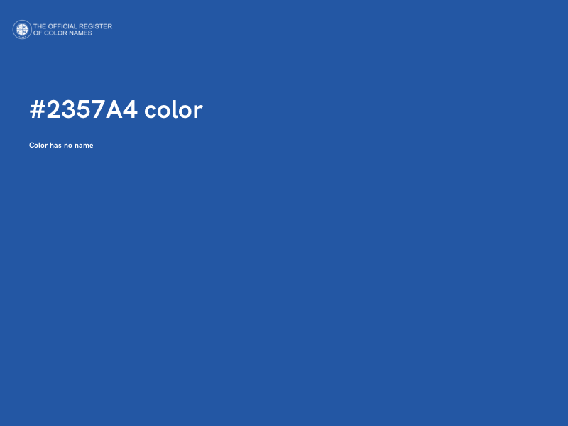 #2357A4 color image