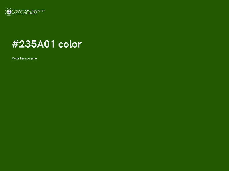 #235A01 color image