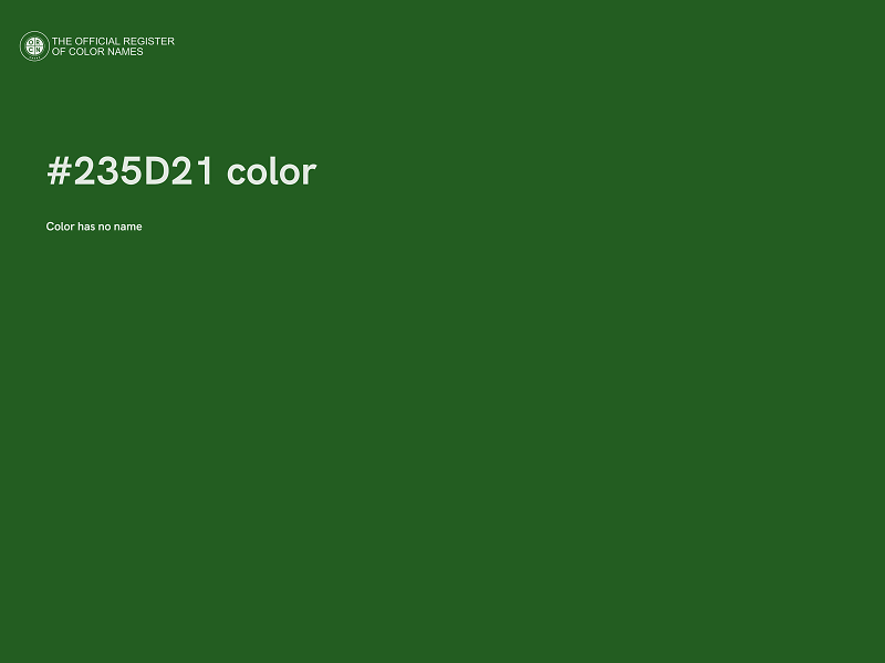 #235D21 color image