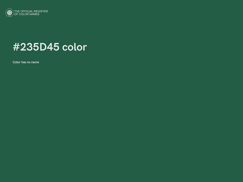 #235D45 color image