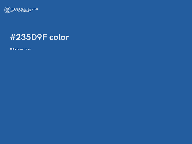 #235D9F color image