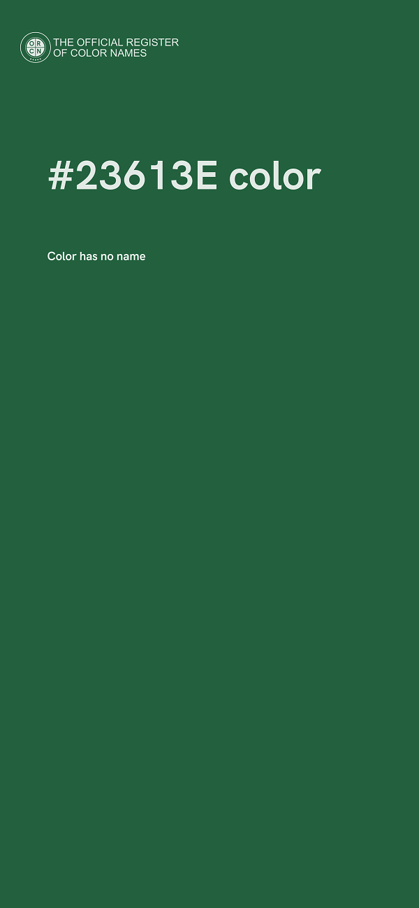 #23613E color image