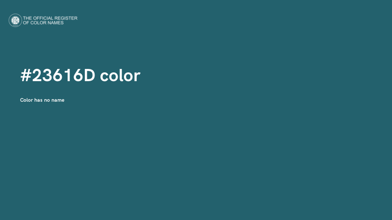 #23616D color image