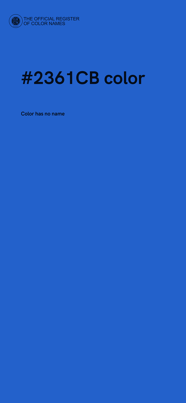 #2361CB color image