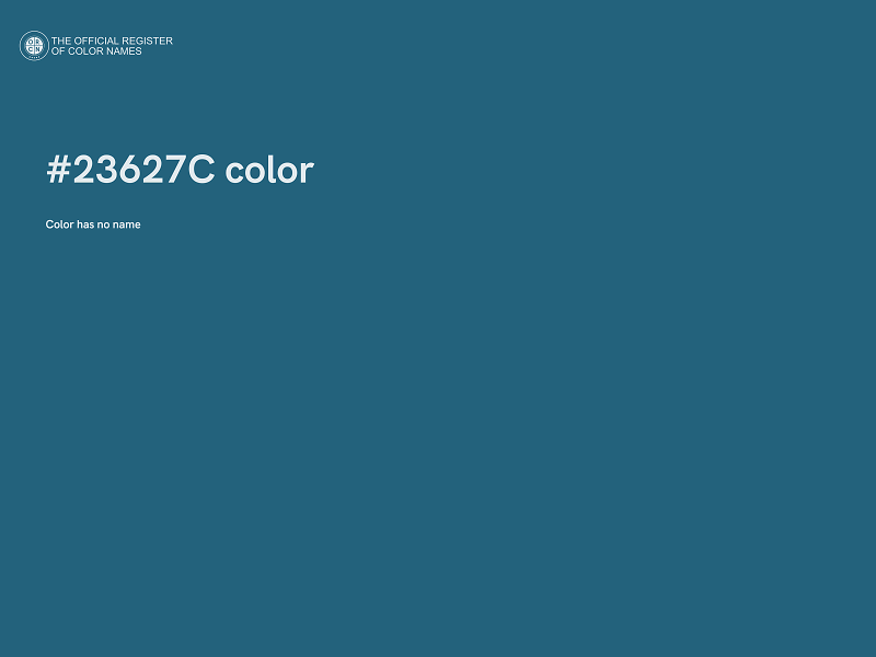 #23627C color image