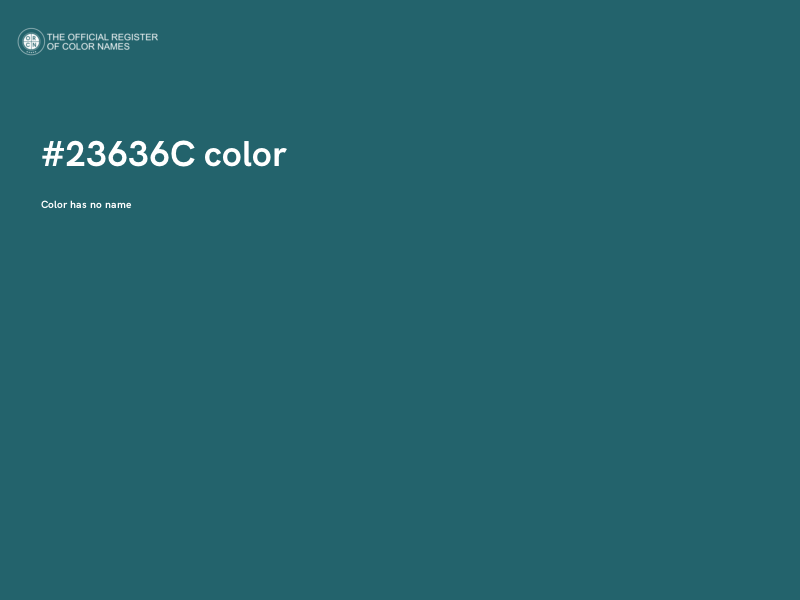 #23636C color image