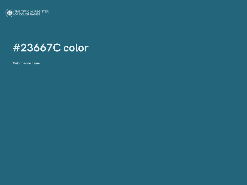 #23667C color image