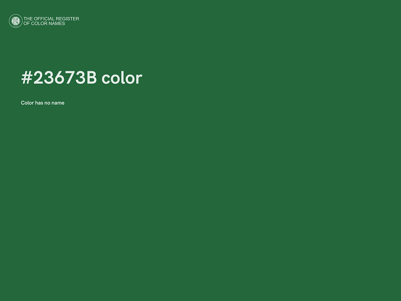 #23673B color image