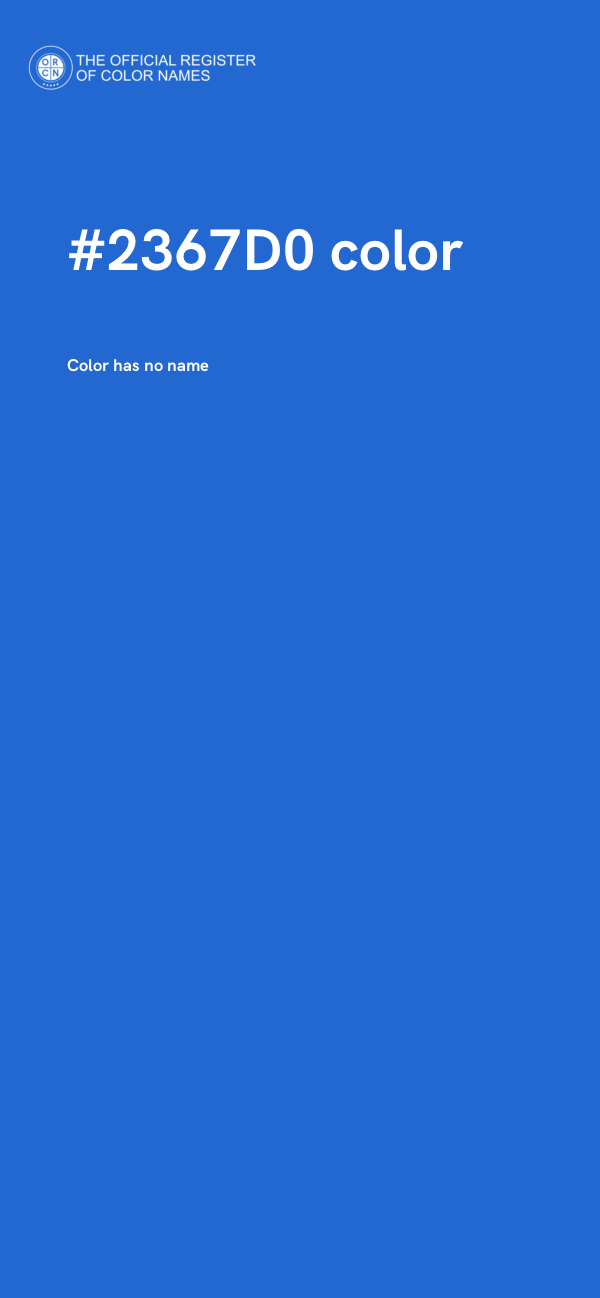 #2367D0 color image