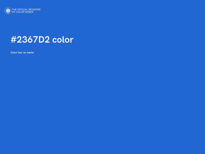 #2367D2 color image