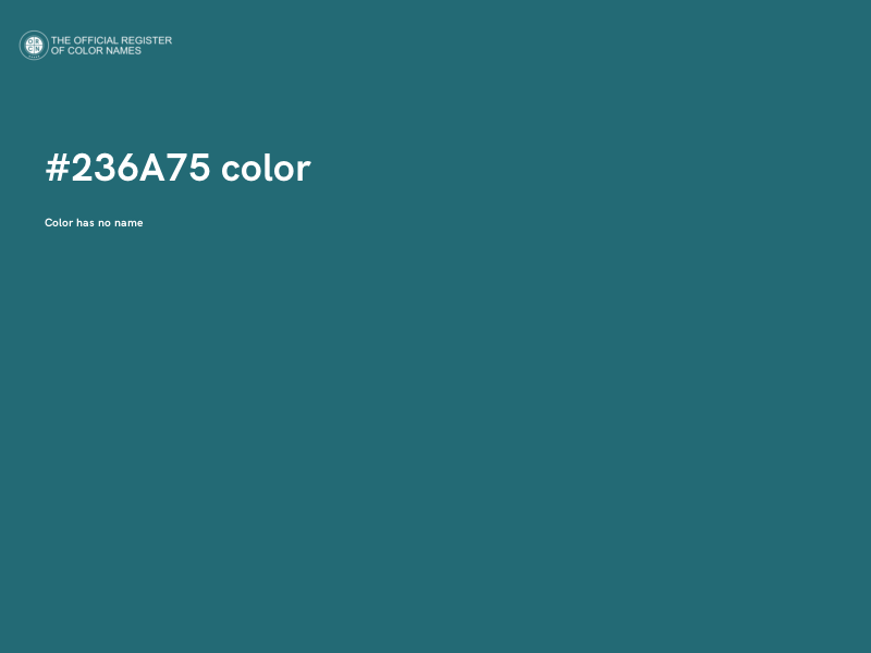 #236A75 color image