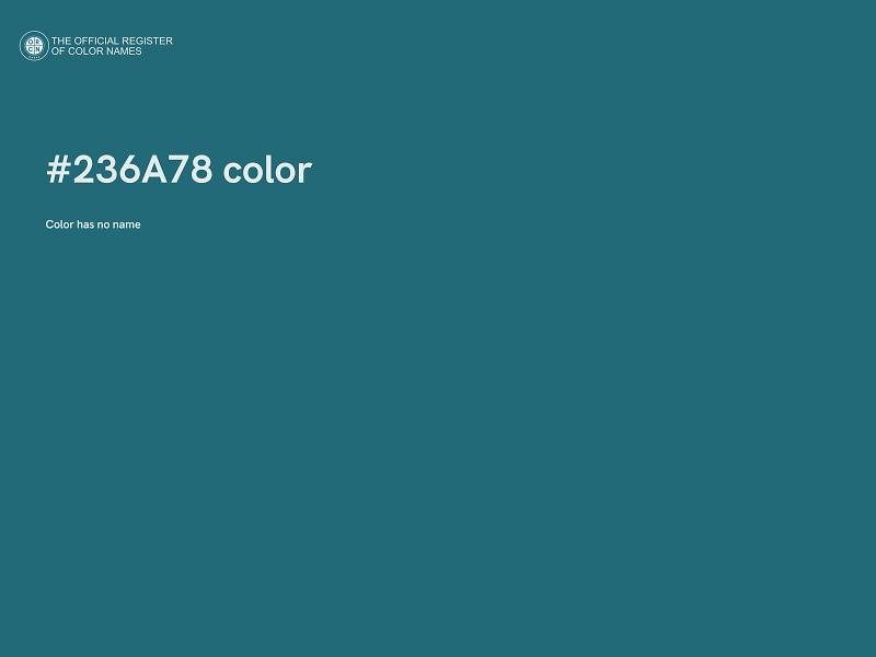 #236A78 color image