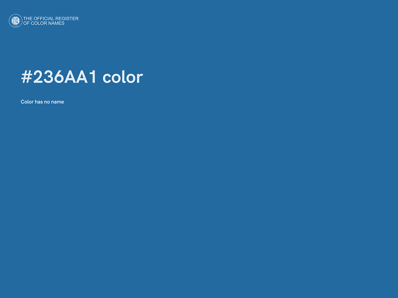 #236AA1 color image