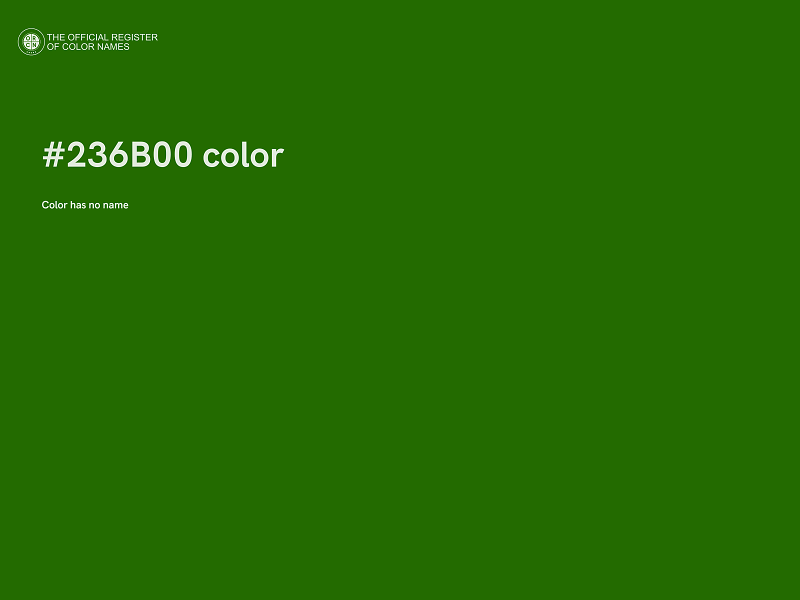 #236B00 color image