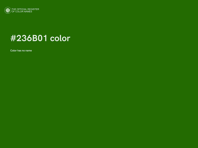 #236B01 color image