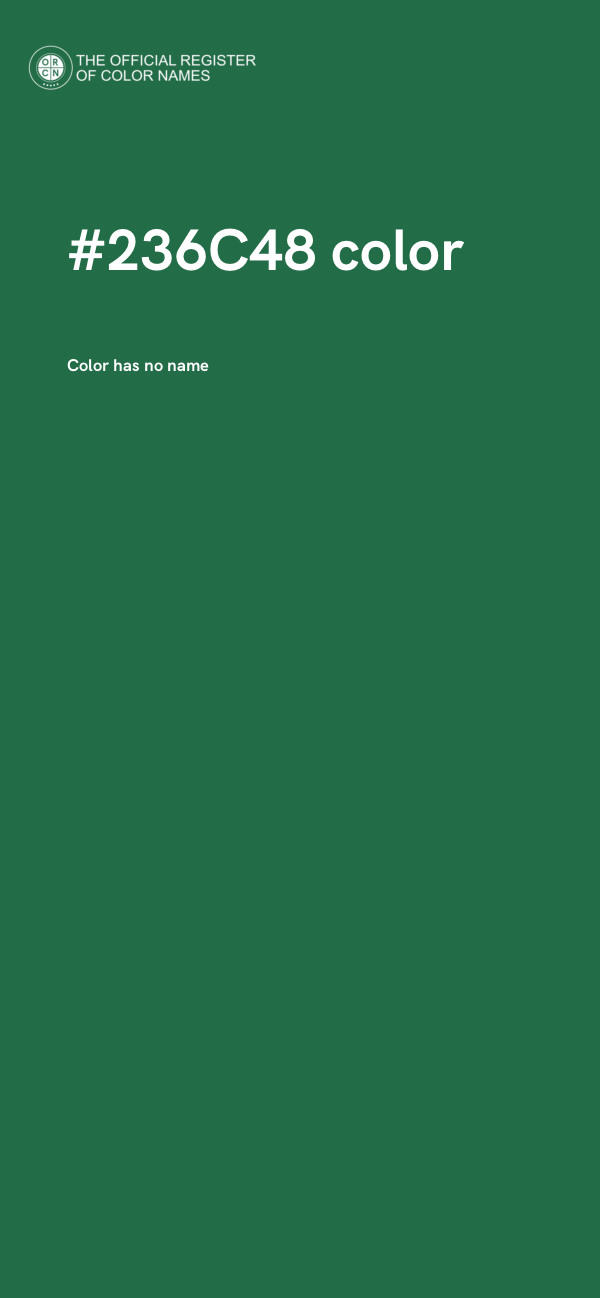 #236C48 color image