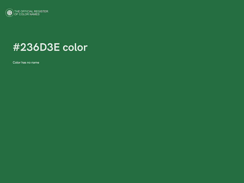 #236D3E color image