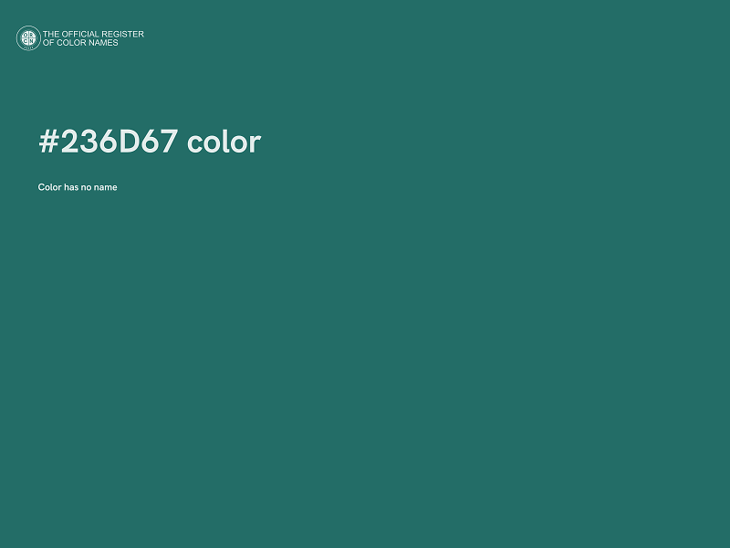 #236D67 color image