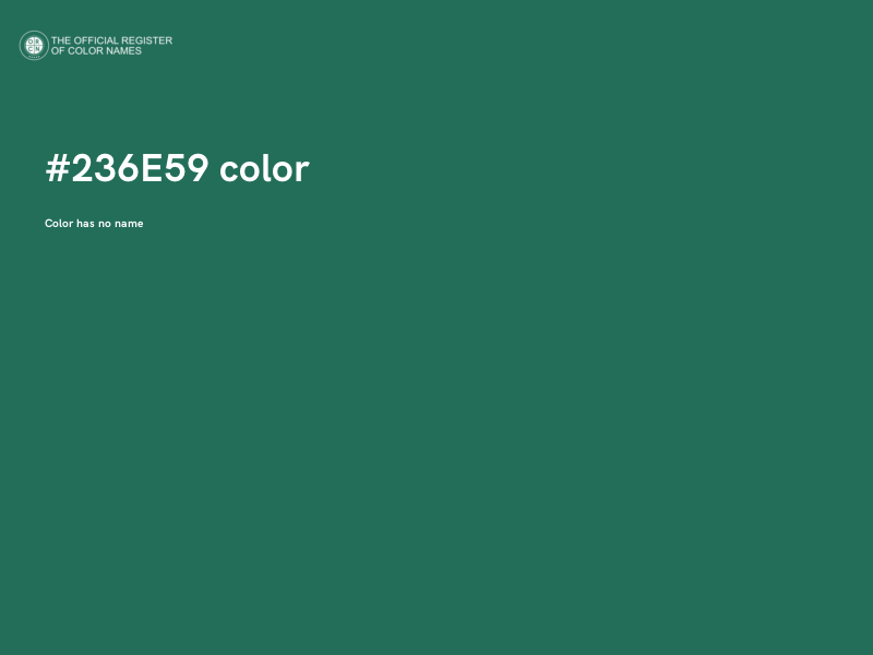 #236E59 color image