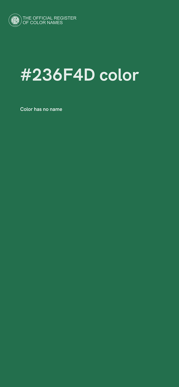 #236F4D color image