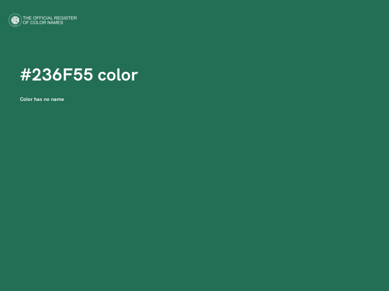 #236F55 color image