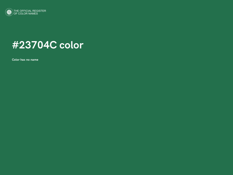 #23704C color image