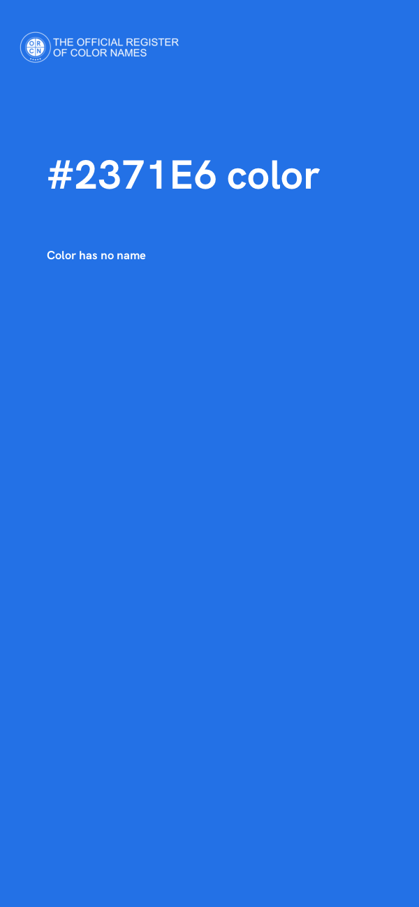 #2371E6 color image