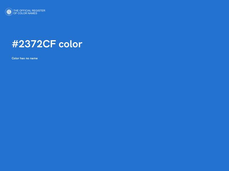 #2372CF color image