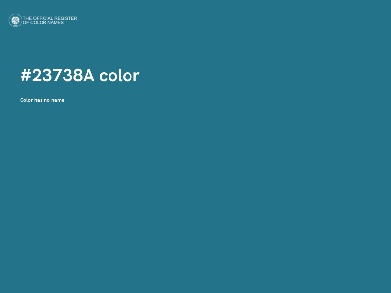 #23738A color image