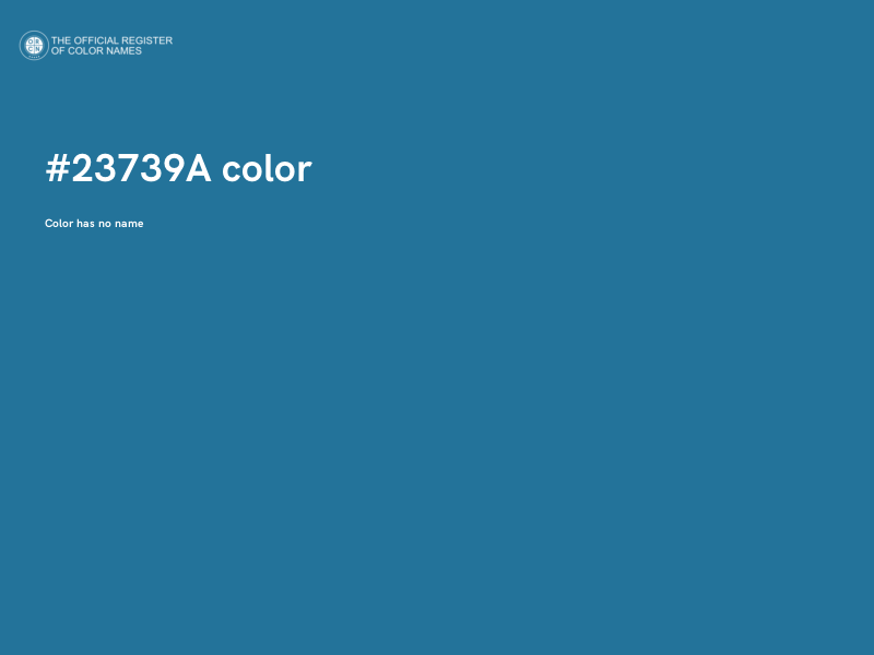 #23739A color image
