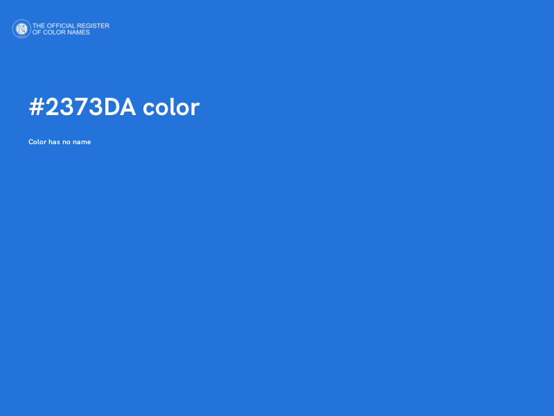 #2373DA color image