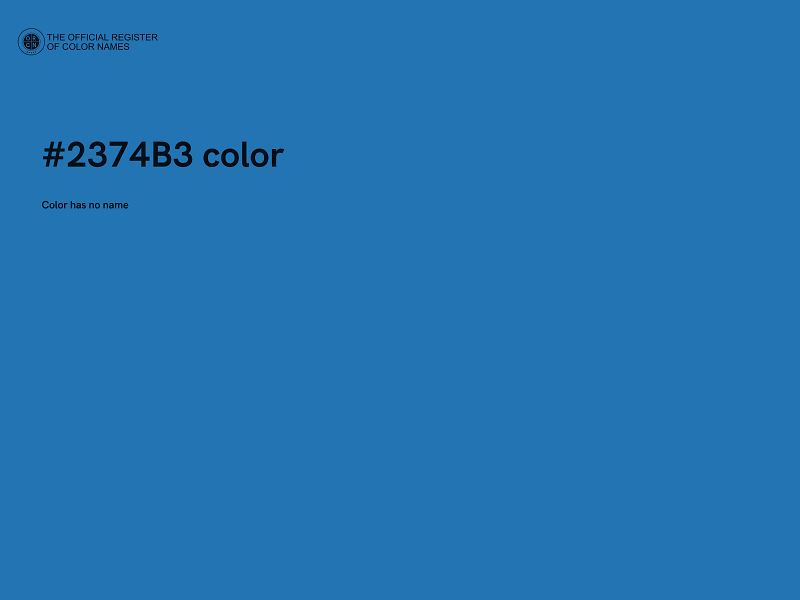#2374B3 color image