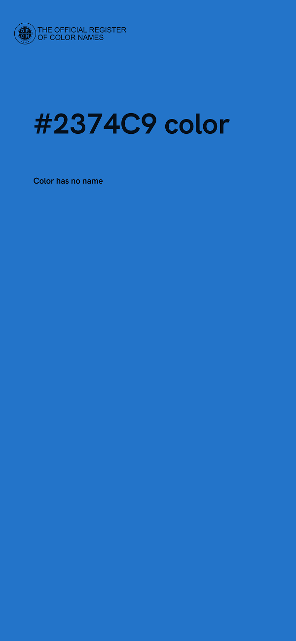 #2374C9 color image