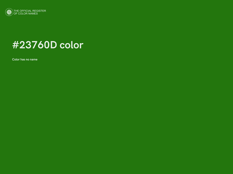 #23760D color image