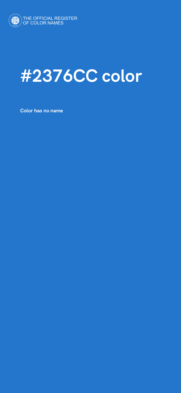 #2376CC color image