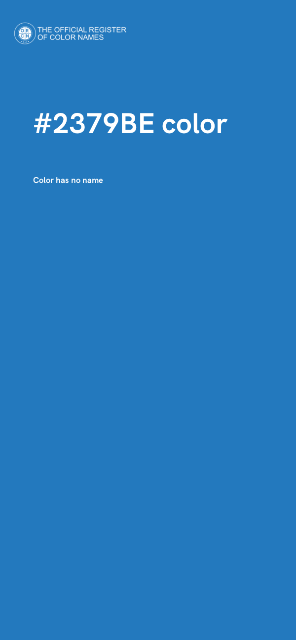 #2379BE color image