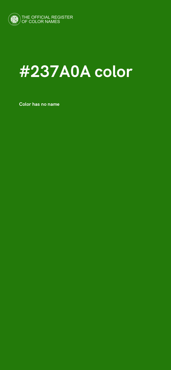 #237A0A color image