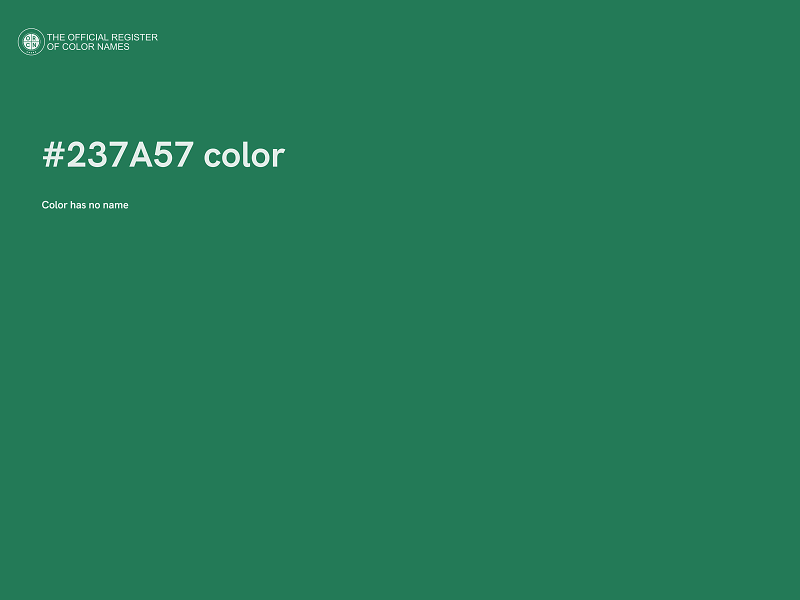 #237A57 color image