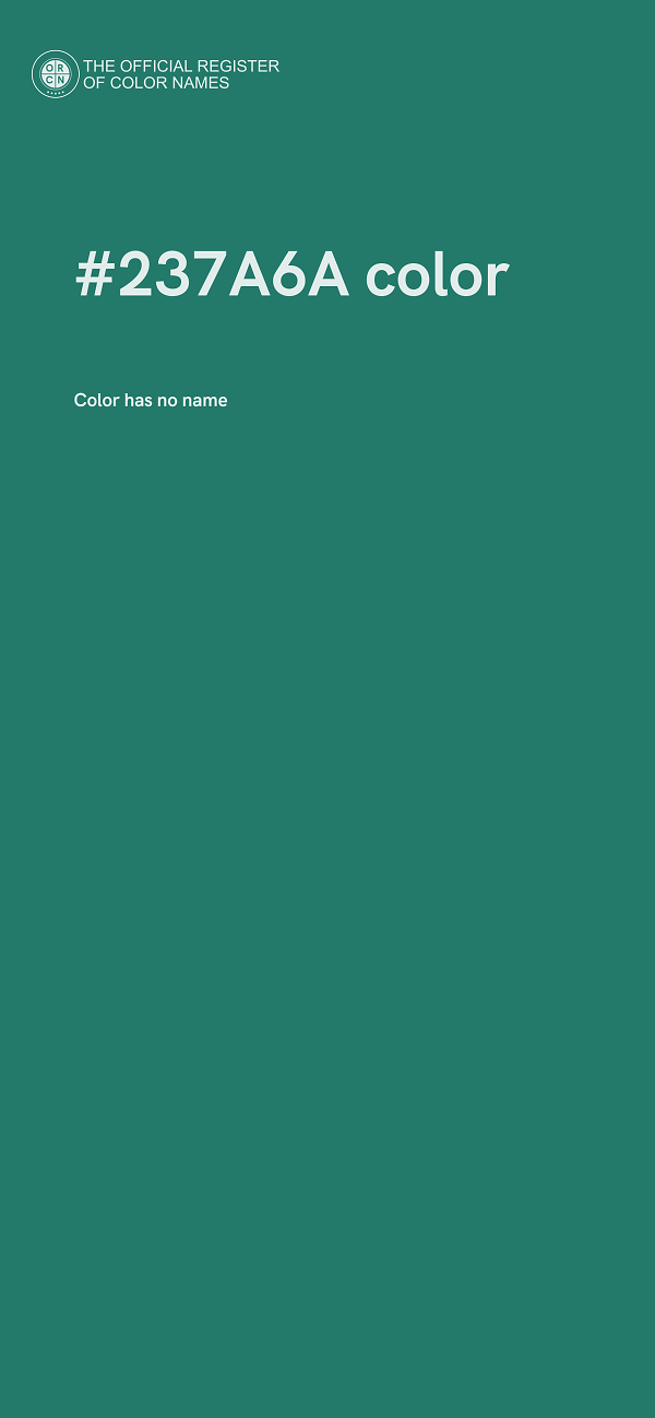 #237A6A color image