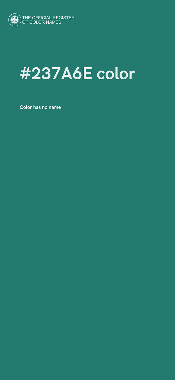 #237A6E color image