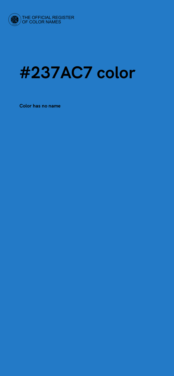 #237AC7 color image